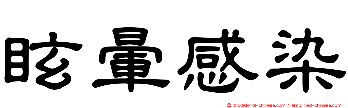 眩暈感染