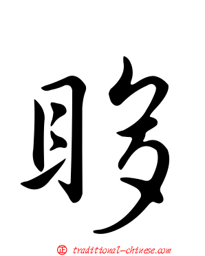 眵