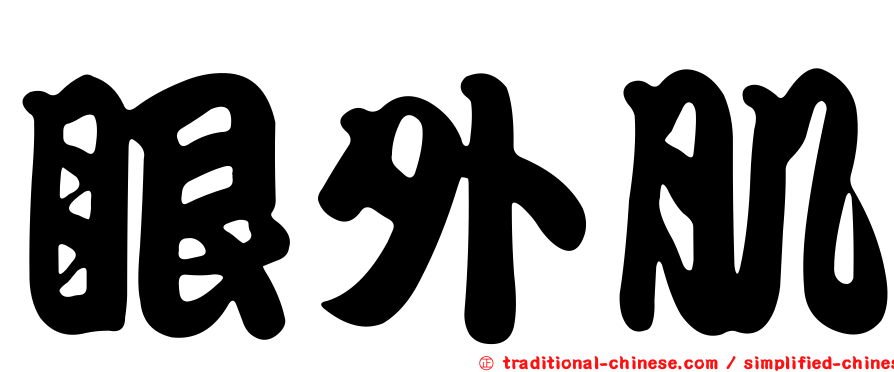 眼外肌