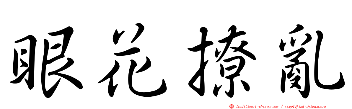 眼花撩亂