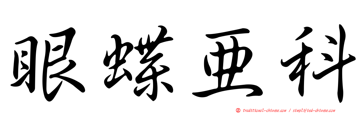 眼蝶亞科