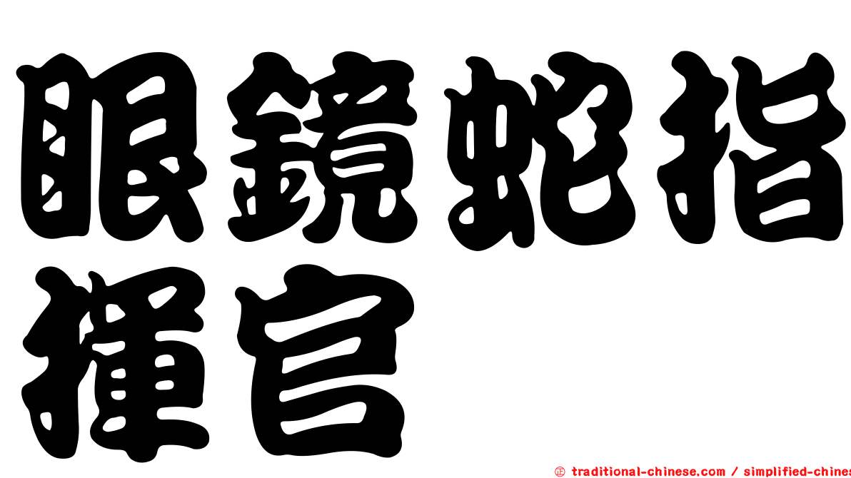 眼鏡蛇指揮官