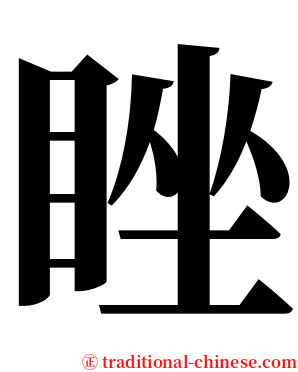 睉 serif font