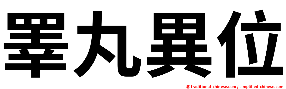 睪丸異位