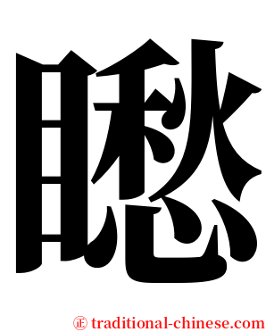 矁 serif font