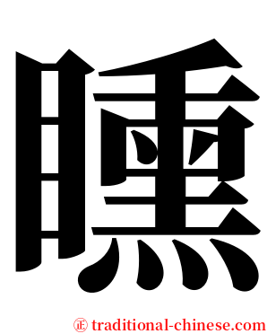 矄 serif font
