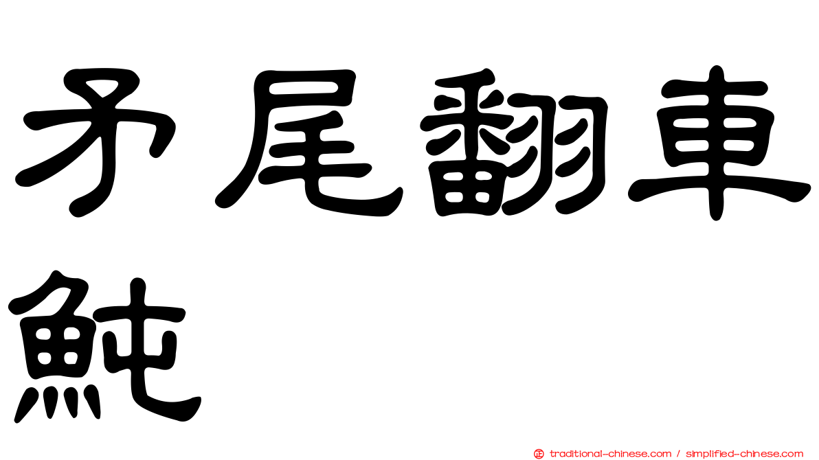 矛尾翻車魨