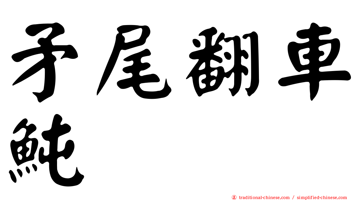 矛尾翻車魨