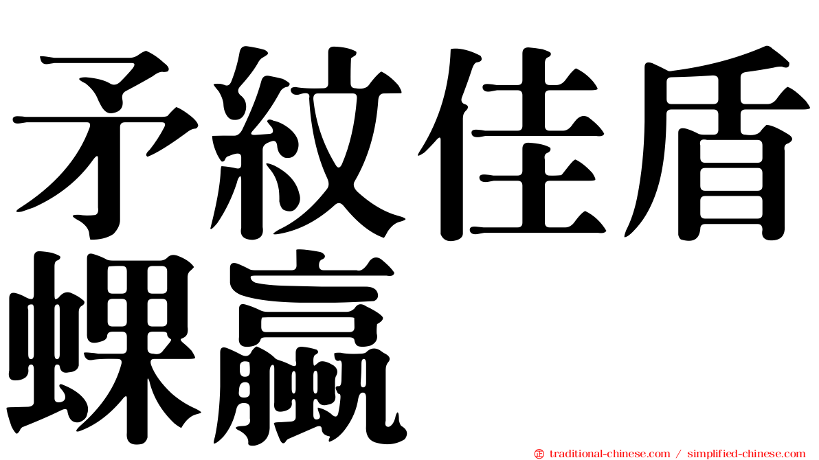 矛紋佳盾蜾蠃