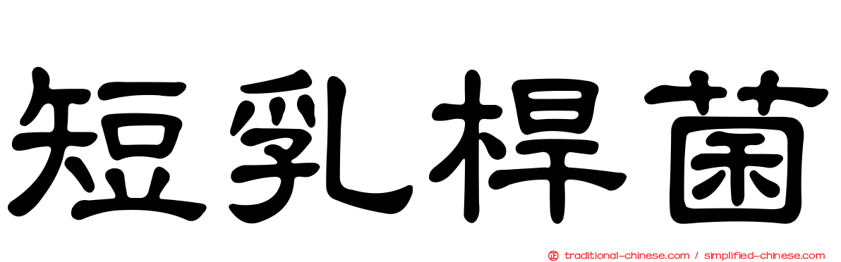 短乳桿菌