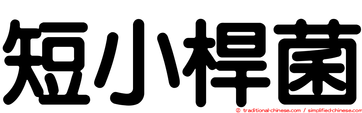 短小桿菌
