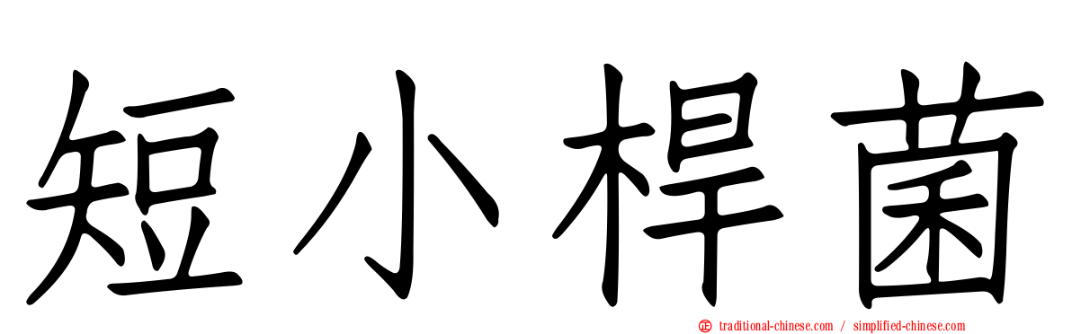 短小桿菌