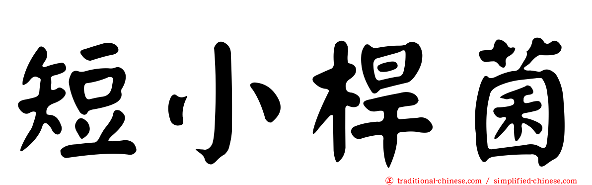 短小桿菌