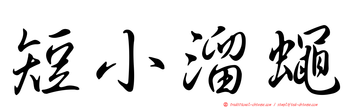 短小溜蠅