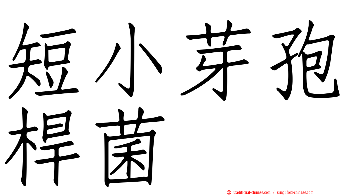 短小芽孢桿菌