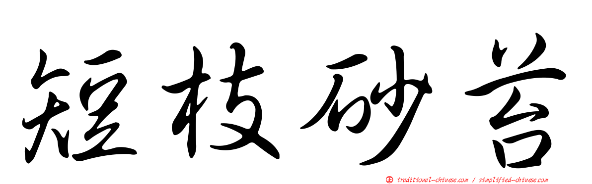 短枝砂苔