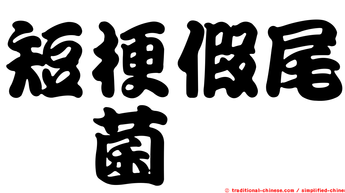 短梗假尾孢菌