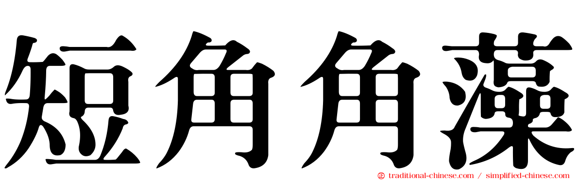 短角角藻
