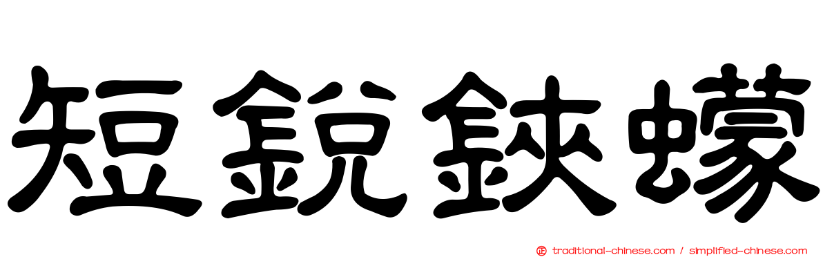 短銳鋏蠓