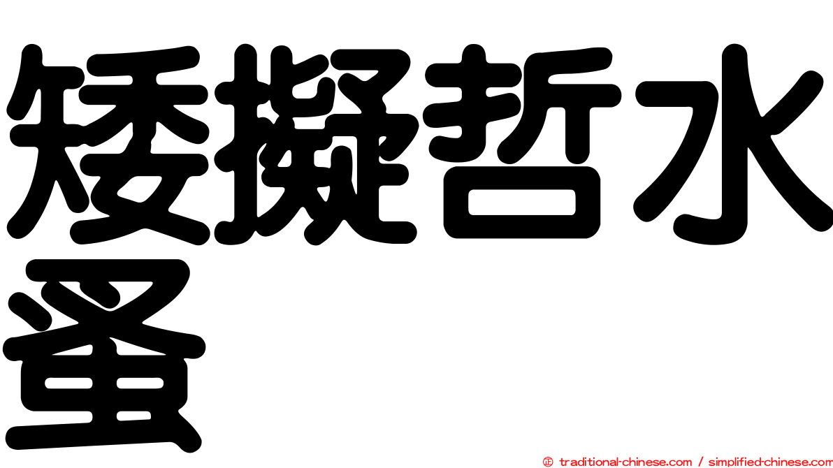 矮擬哲水蚤