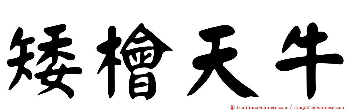 矮檜天牛
