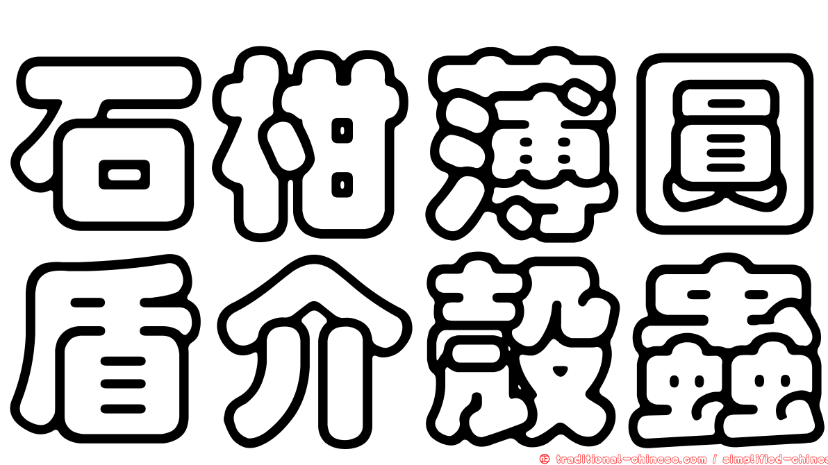 石柑薄圓盾介殼蟲