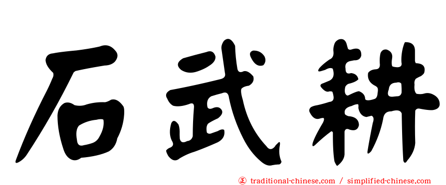 石武耕