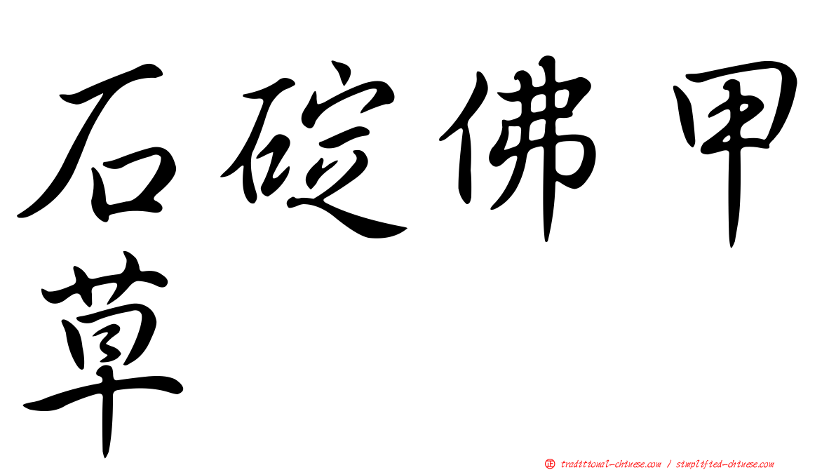 石碇佛甲草