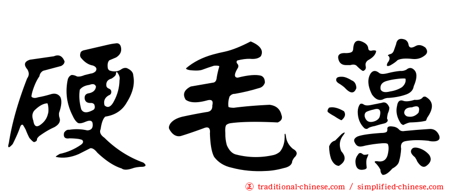 硬毛藻
