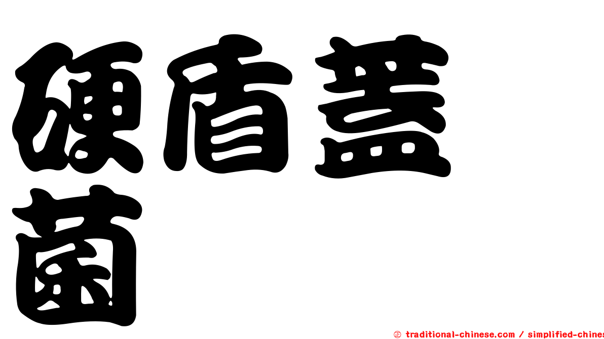 硬盾蓋孢菌