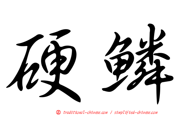 硬鱗