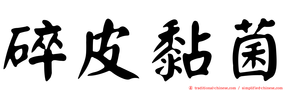 碎皮黏菌