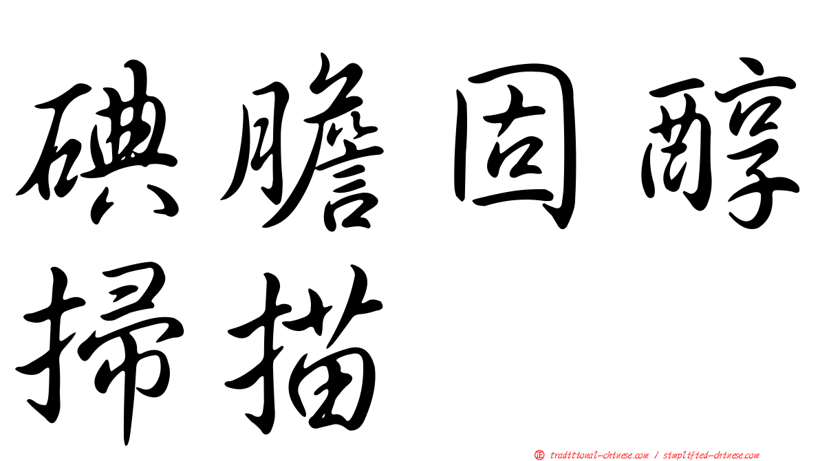 碘膽固醇掃描