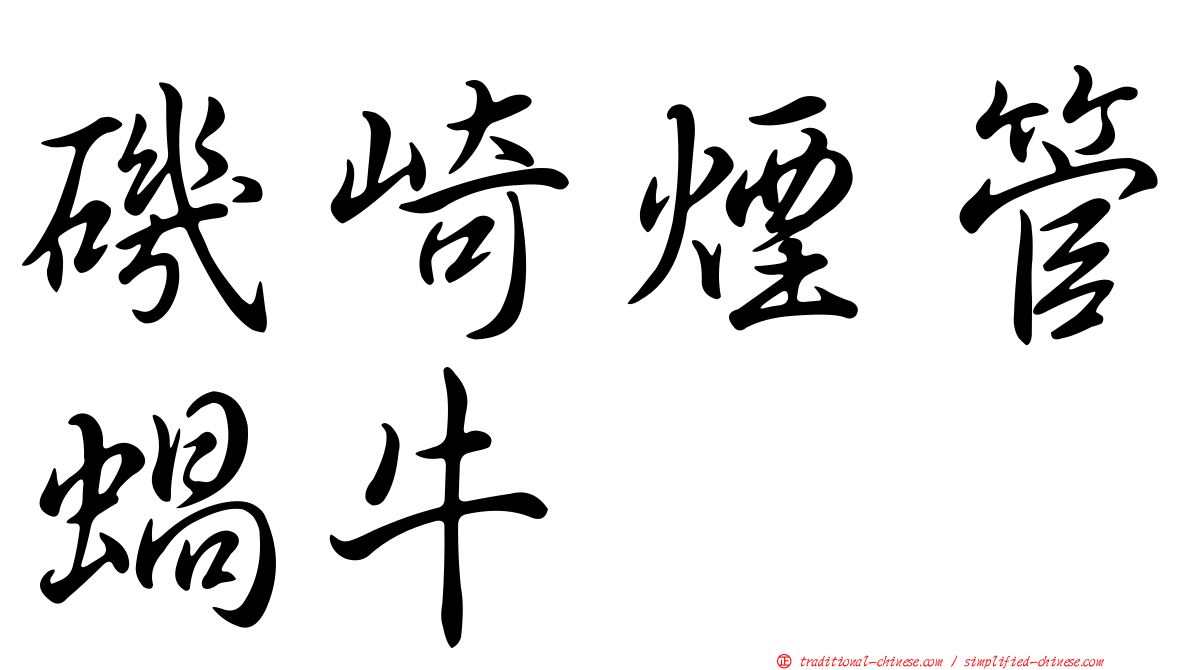 磯崎煙管蝸牛