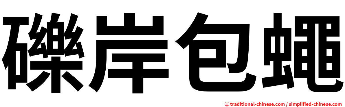 礫岸包蠅