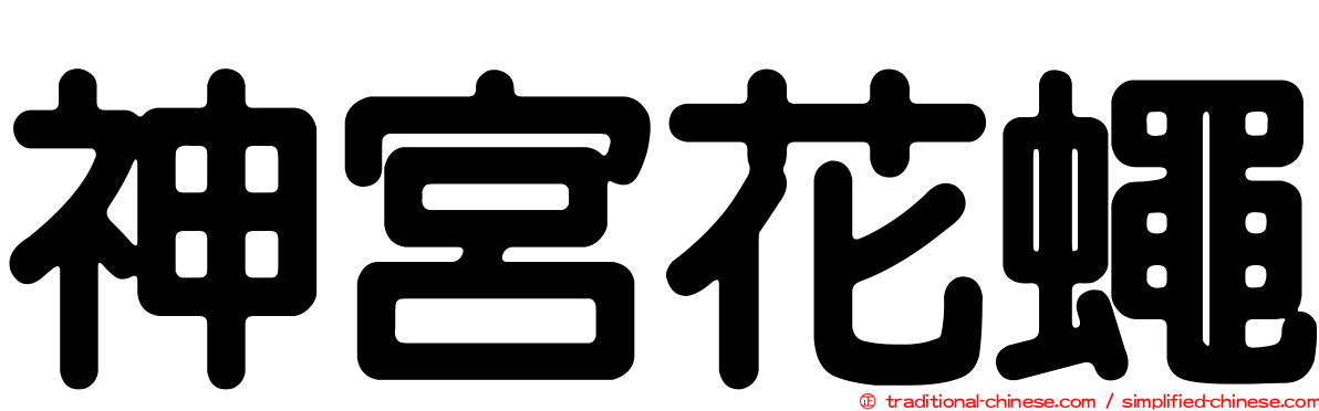 神宮花蠅