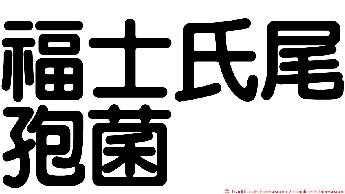 福士氏尾孢菌