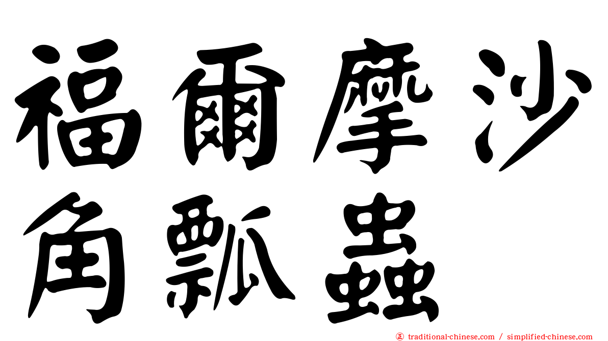 福爾摩沙角瓢蟲