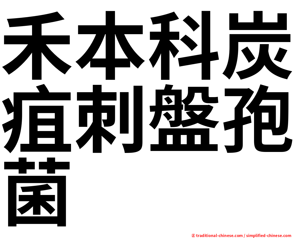 禾本科炭疽刺盤孢菌