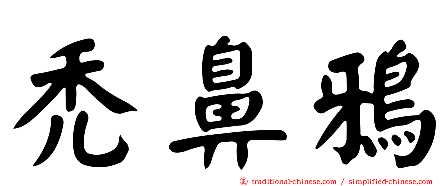 禿鼻鴉