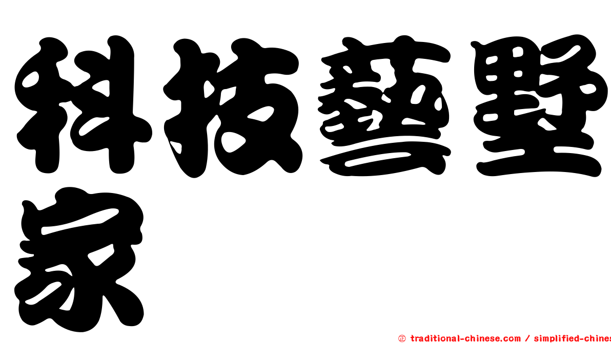 科技藝墅家
