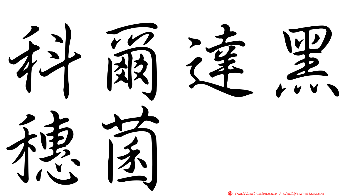 科爾達黑穗菌
