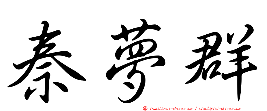 秦夢群