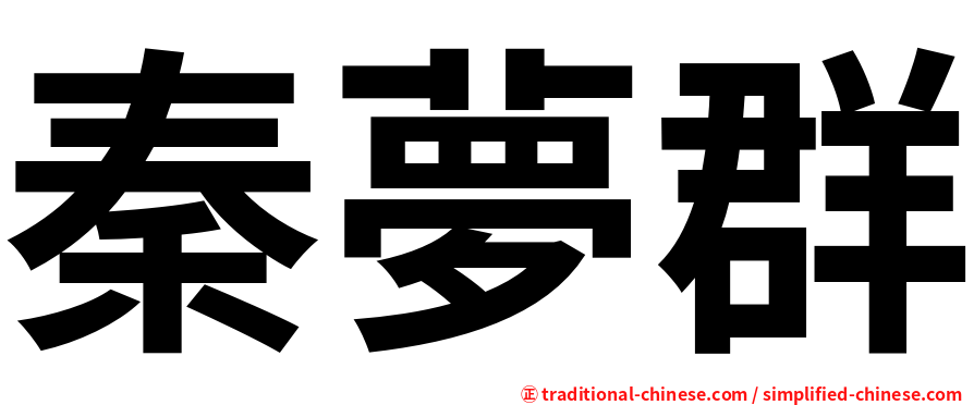 秦夢群
