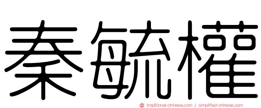 秦毓權