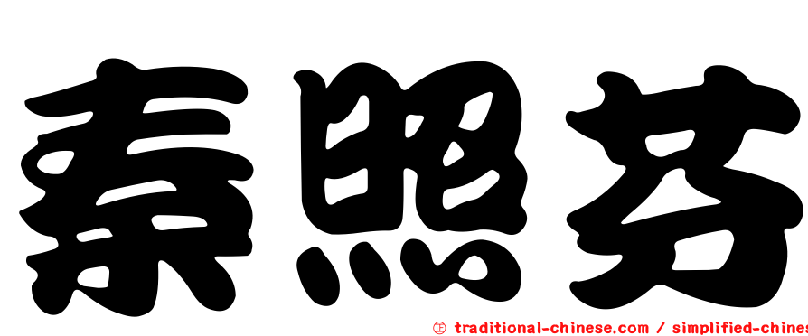 秦照芬