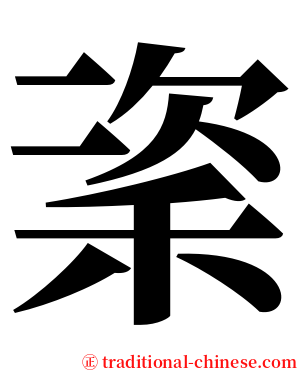 秶 serif font