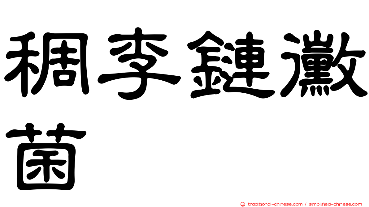 稠李鏈黴菌