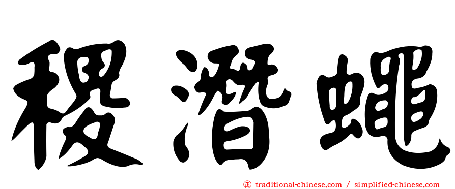 稷潛蠅