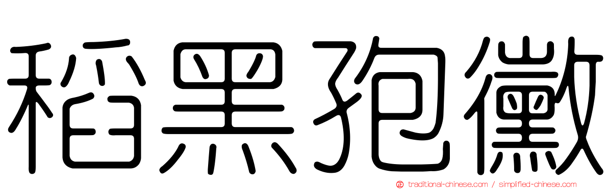 稻黑孢黴